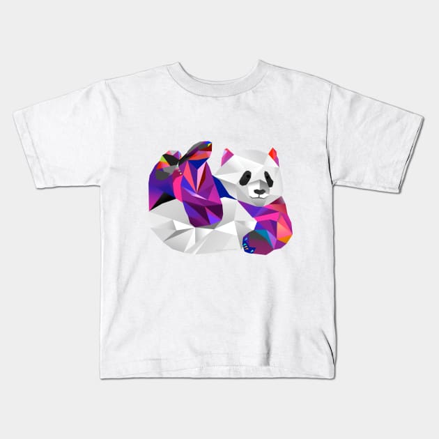 Pauline Panda Kids T-Shirt by MissCoopersLounge